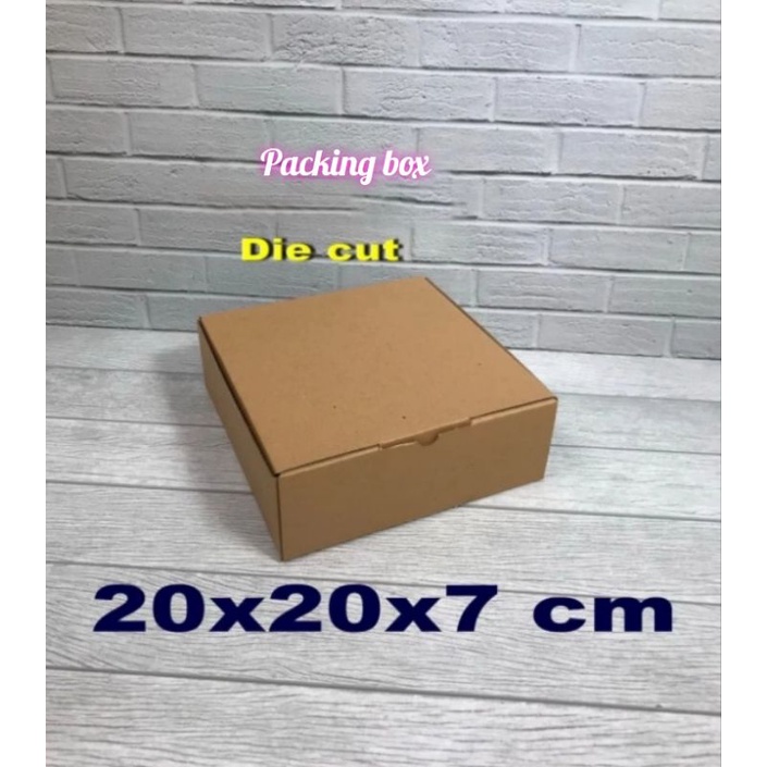 

kardus uk,20x20x7 cm box/karton untuk packing dll