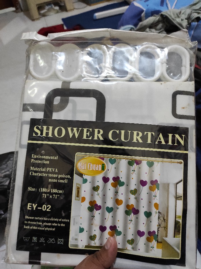 Curtain Gorden / Tirai Gorden Kamar Mandi Anti Air 1kg=9pc