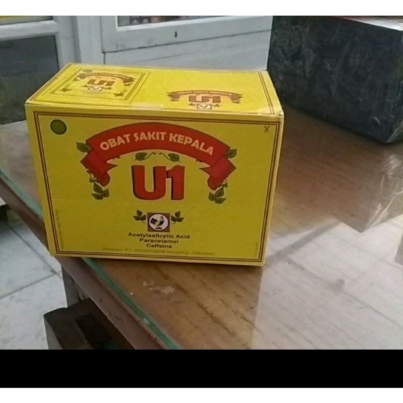 Jamu jago Puyer U1 Obat Sakit Kepala Dan Sakit Gigi