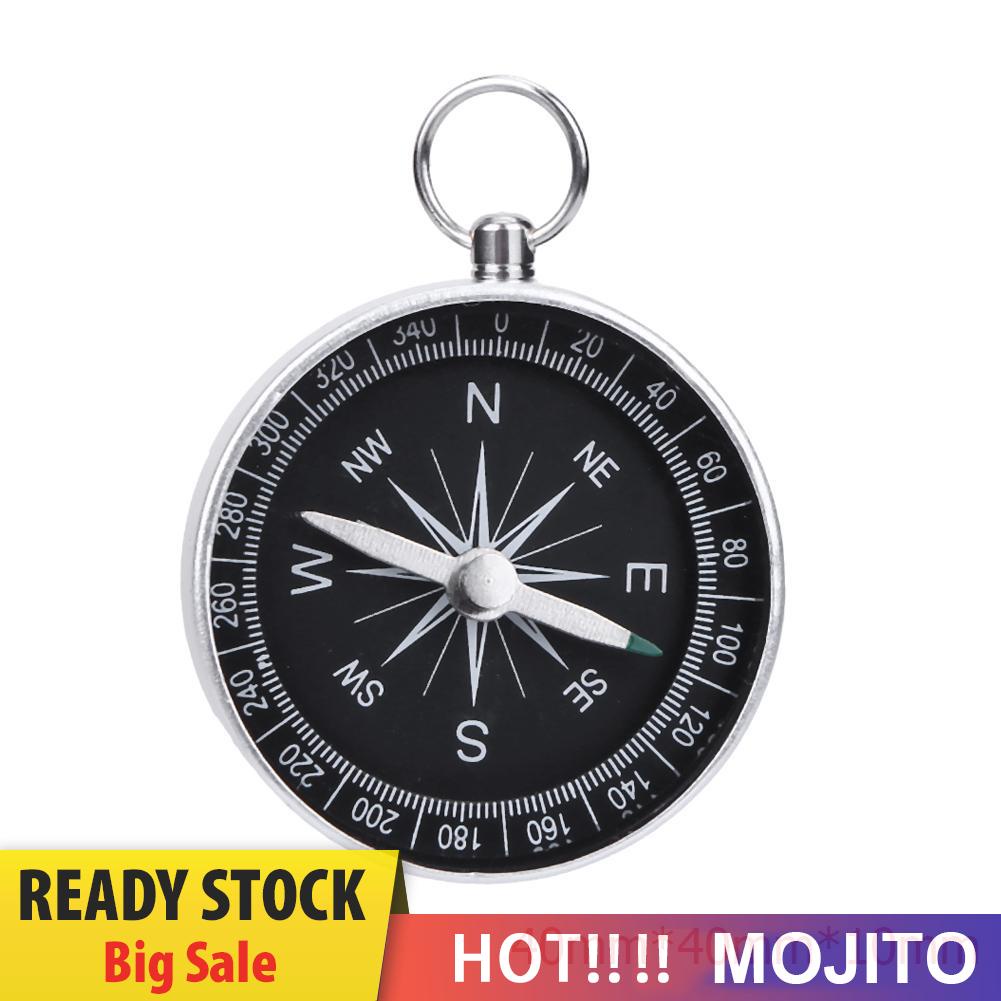 MOJITO Portable  Aluminum  Emergency Compass Outdoor Survival Compass Tool G44-2