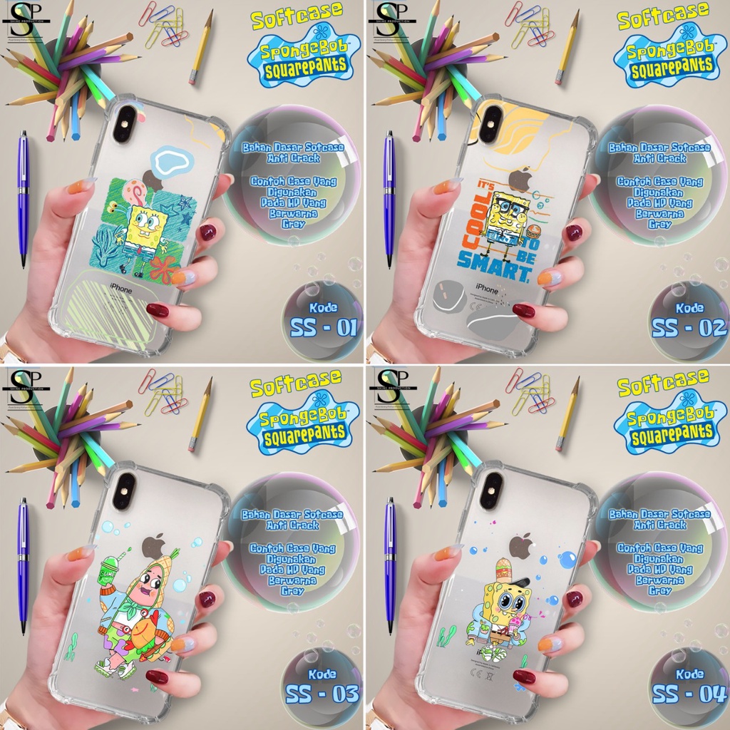 Softcase Oppo Xiaomi Vivo Samsung Motif Spongebob