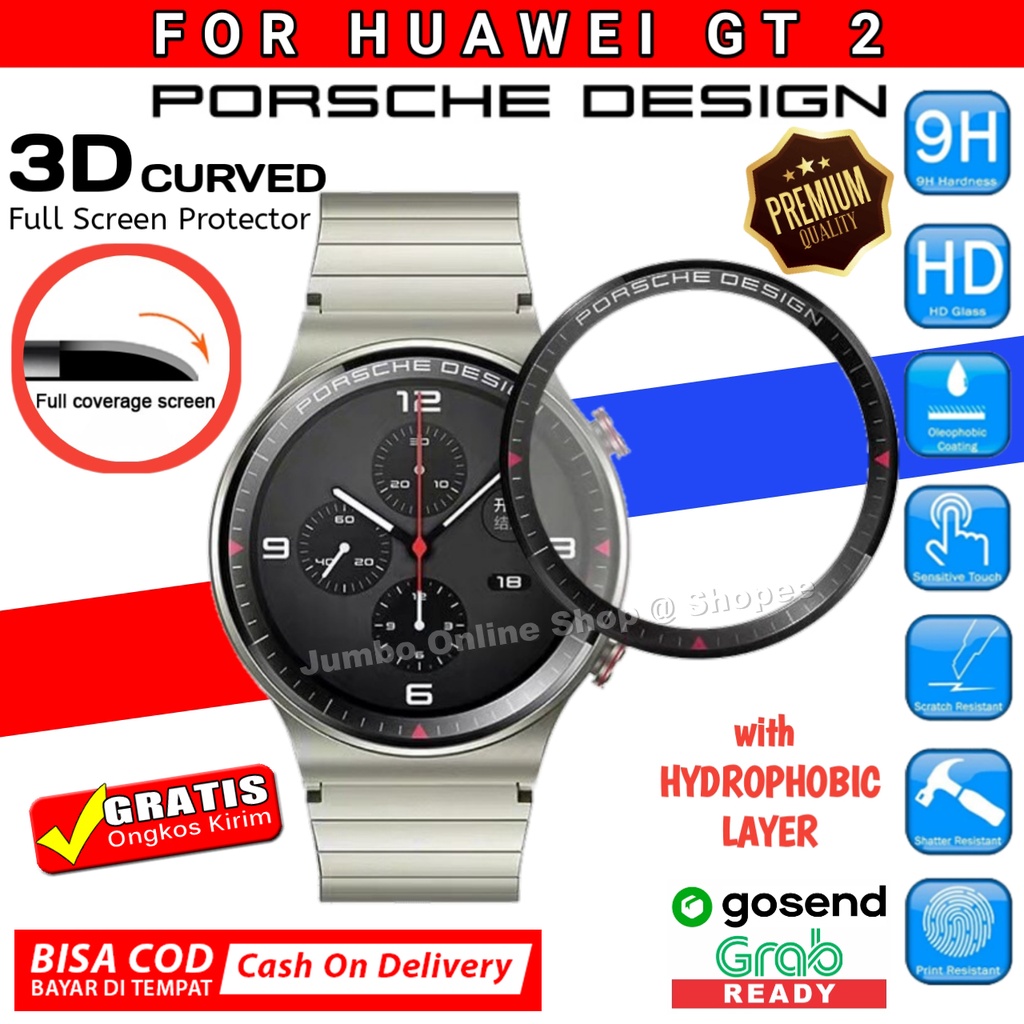 Anti Gores 3D CURVED HUAWEI GT 2 PORSCHE DESIGN GT2 PORSCHE DESIGN Full Screen Guard Protector