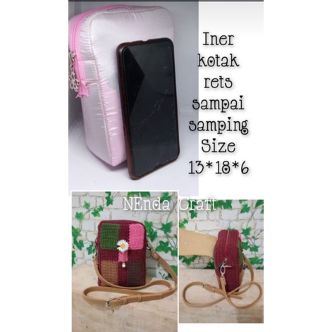 iner kotak rets sampai samping ( versi berdiri)13×18×6