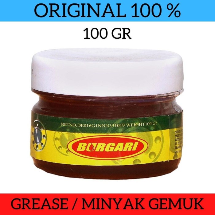 BURGARI Hi-Temp 400 Lithium Grease Minyak Gemuk CVT Motor isi 100Gr