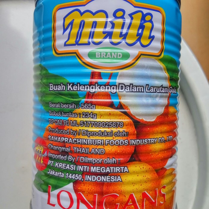 

f0fjhubfe00 Longan Kaleng Merk Mili 565Gr DsGk