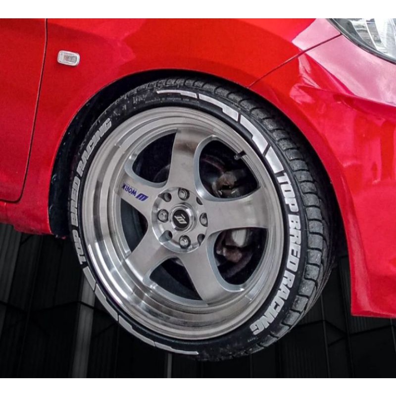 Tire Bomb Mobil / Sticker Ban Mobil / Font Ban Mobil Custom