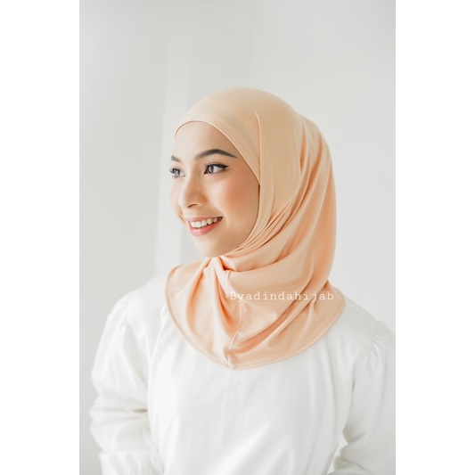 Bergo Syiria Mini Sport Non Pet Jersey hijab instant voly