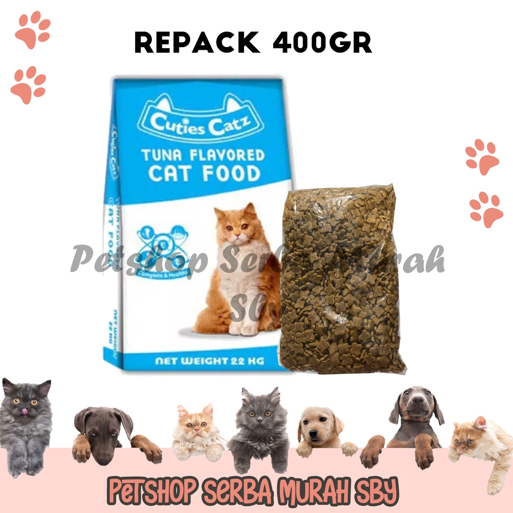 Cuties Catz Repack 400gr - Makanan Kering Kucing - Cat Dry Food