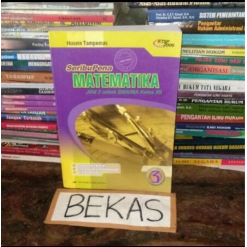 Buku Soal SeribuPena Seribu Pena Matematika kelas 12 XII 3 SMA Erlangga KTSP 2006 - Husein Tampomas