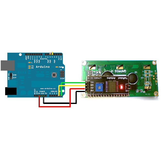 I2C LCD Backpack Interface Board For 1602 LCD Display