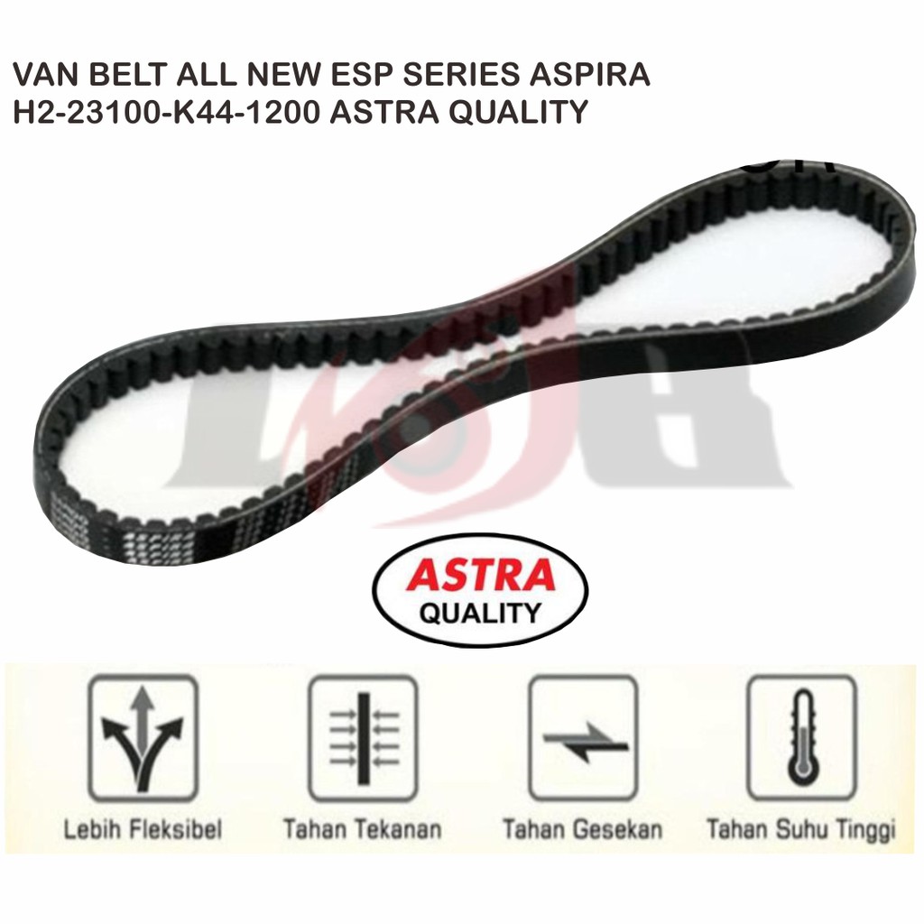 Vbelt Aspira Beat Pop Street FI ESP Vanbelt Honda Timing Belt K44 Astra