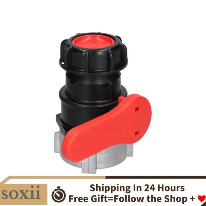 Soxii Ibc Adapter Ball Valve Tank Replacement Drain Hose Fittings