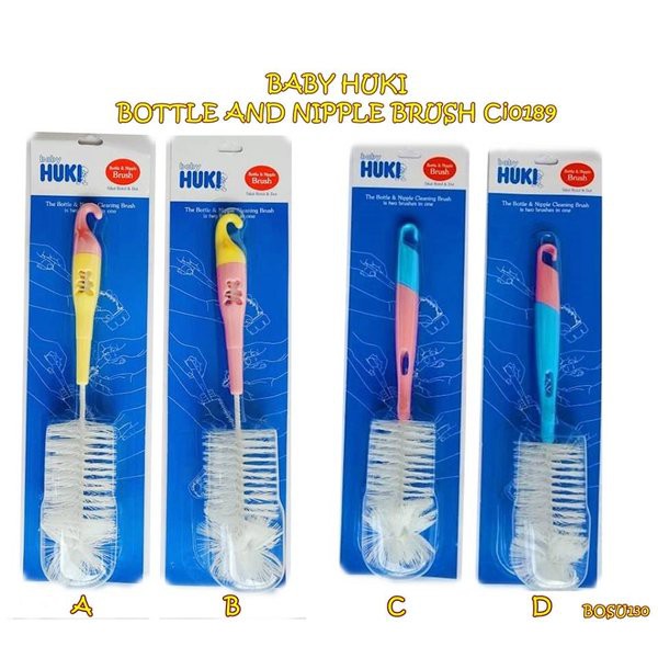 Promo  !! SIKAT BOTOL HUKI -  BABY HUKI BOTTLE AND NIPPLE BRUSH - SIKAT BOTOL MURAH