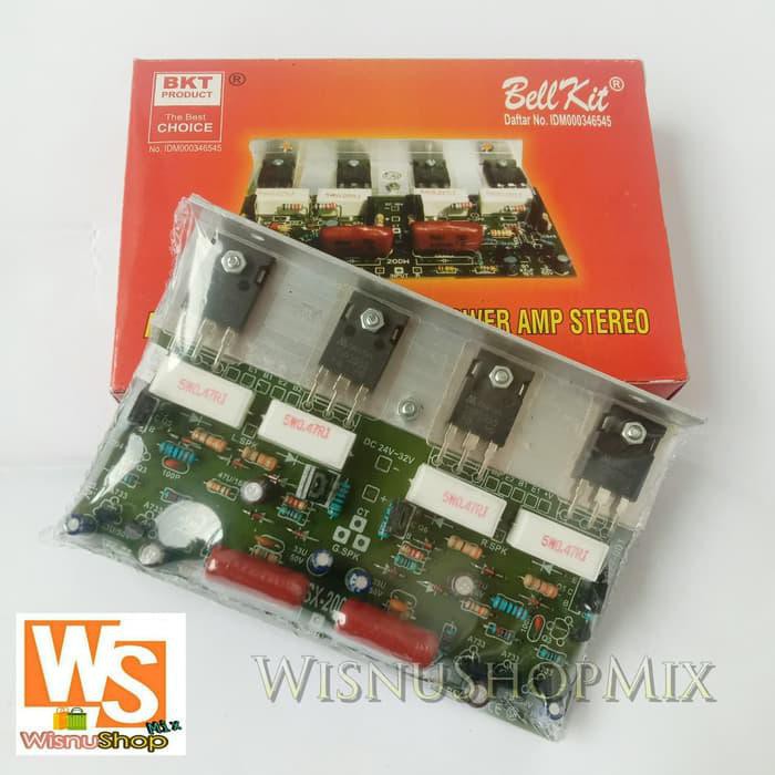 Amplifier / Kit Power Amplifier Tip2955/3055 Modul Ampli Stereo 150 Watt