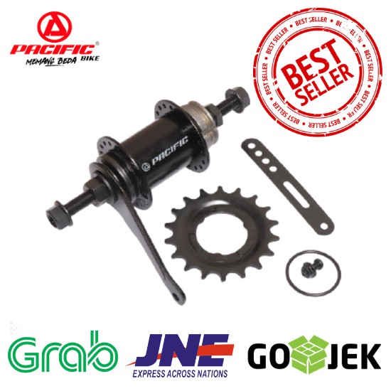 Hub Rem Terpedo Torpedo 36 Hole 18 T Pacific Hitam