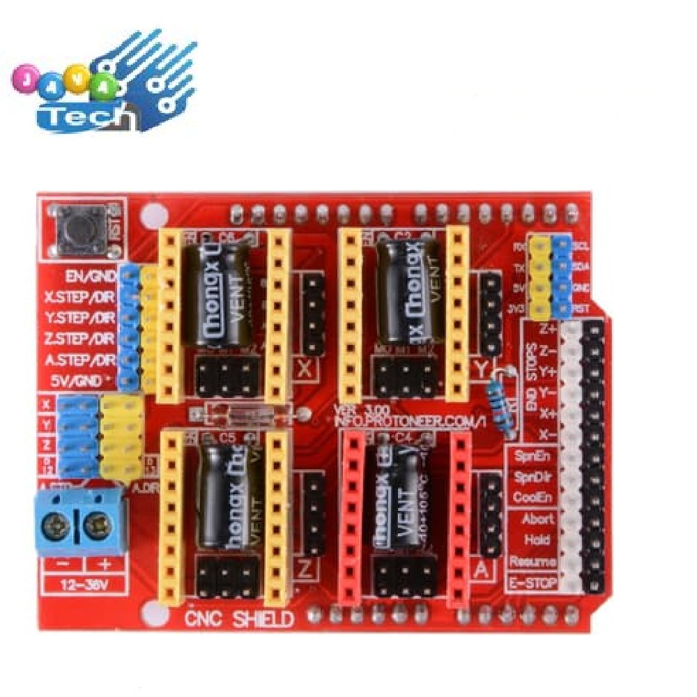 4 Axis CNC Shield V3 Arduino Compatible A4988 Expansion Board