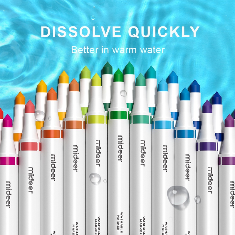 TweedyToys - Mideer Washable Marker 36 Colors