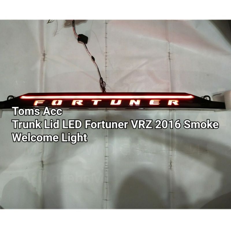 Jual Trunk Lid Led Fortuner Vrz Toyota Fortuner Lis Bagasi Trunklid Shopee Indonesia