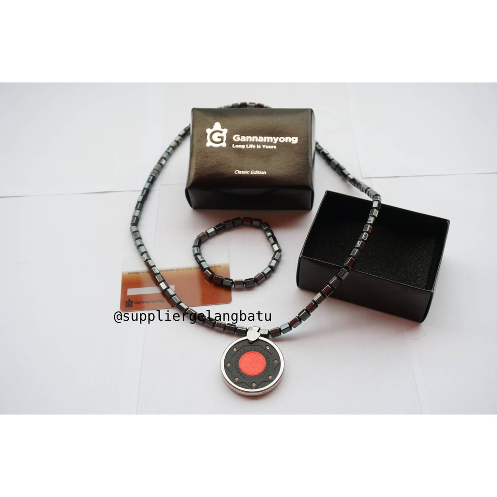 PROMO Kalung bioglass quantum ORANGE BIOMAGNET bonus gelang sertifikat