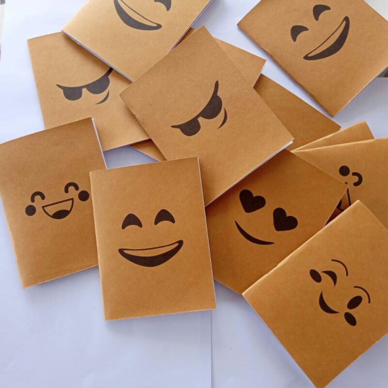 

Mini Note Book Kraft [Emoji/Emoticon]