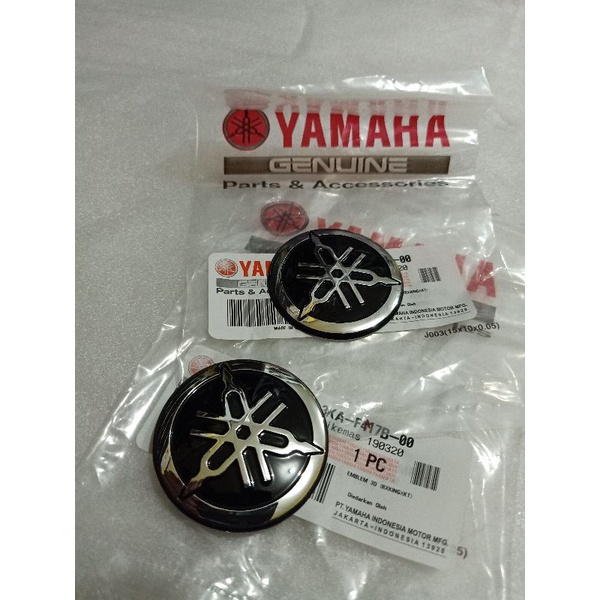 EMBLEM GARPUTALA TANGKI RXKING SILVER / CROOM ORIGINAL