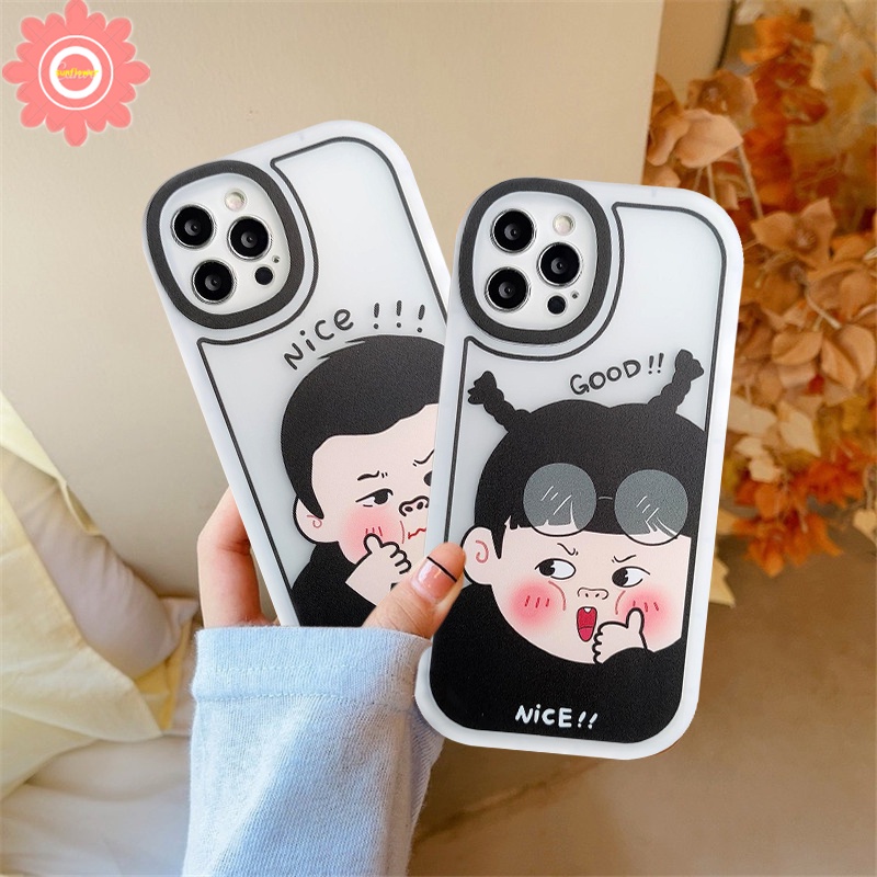 Lovely Casing Soft TPU Case Vivo Y36 Y35 Y16 Y22 Y21S Y15A Y15S Y12 Y91C Y1S Y20S Y21T Y33T Y21 Y15 Y20 Y11 Y17 Y30 Y50 Y33S Y12i Y20i Y11S Y12S Sarung Couple Anak Laki-Laki Dan Perempuan