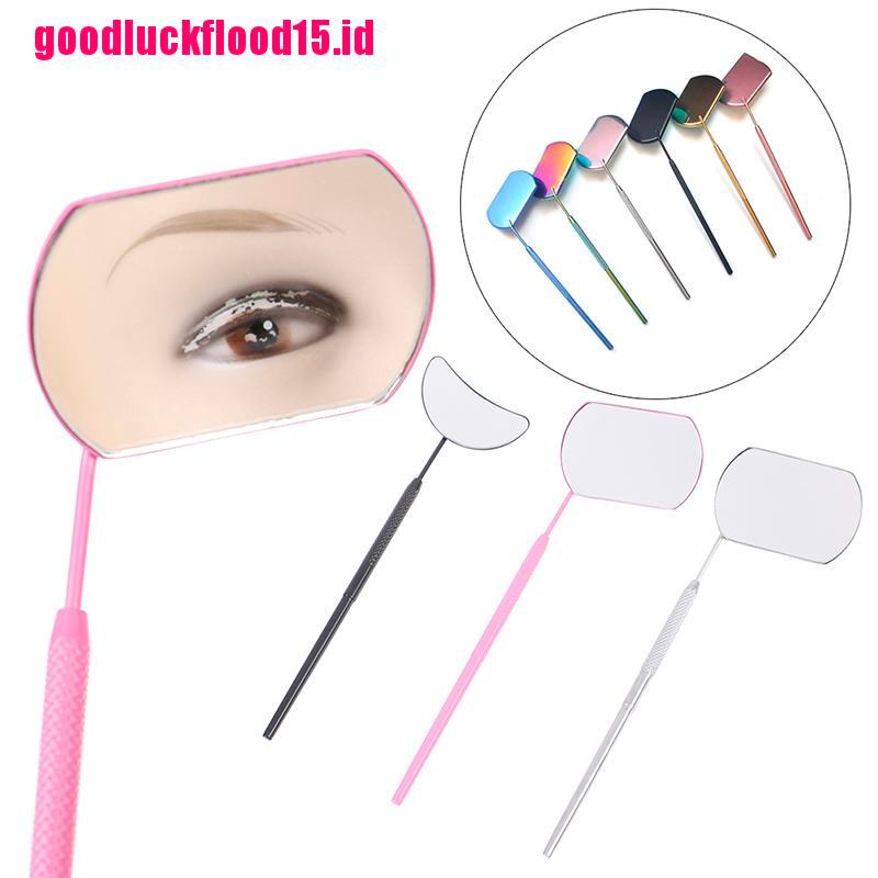 {LUCKID}Check Eyelash Extension Grafting Mirror Mouth Oral Teeth Care Eyelashes Makeup