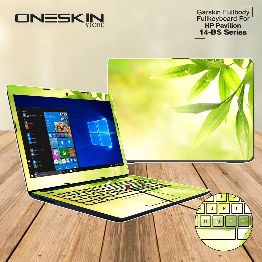 Garskin Laptop Cover HP 14-BS009TX 14-BS010TX 14-BS011TX 14-BS012TX 14-BS089TX Fullbody