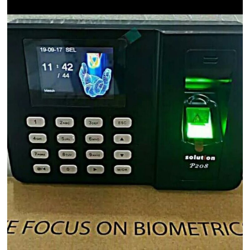 mesin absensi finger print solution P208