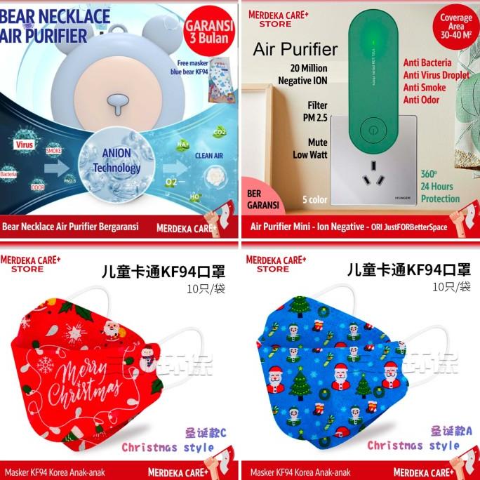 

Hampers Natal Anak Paket Hemat (Masker Anak + 2 Air Purifier Mini) .