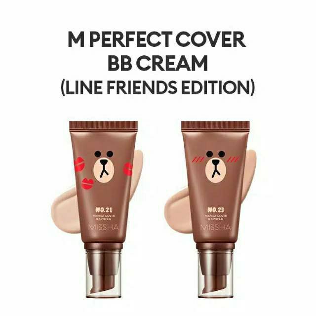 MISSHA M PERFECT COVER BB CREAM line friends