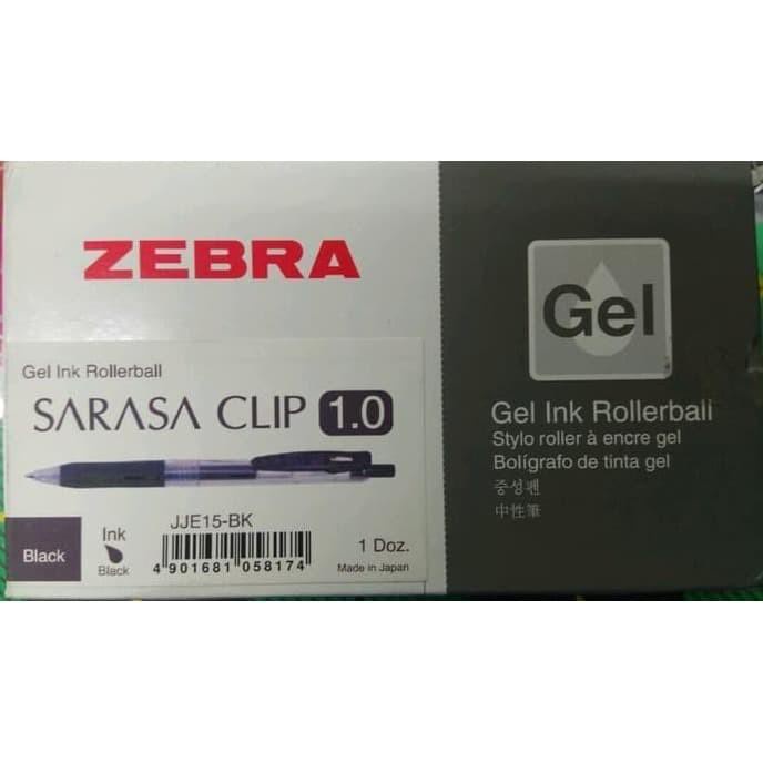 

Pena | Pulpen Sarasa Zebra 1.0 Hitam / Biru (Isi 12) Kualitas Terbaik