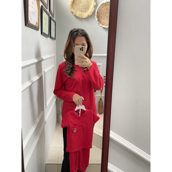 BAJU TIDUR COUPLE / COSTUM KAOS IMLEK KELUARGA / BAJU FAMILY COUPLE