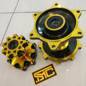 Tromol Depan dan Belakang CRF 150 32H-36H Wilwood CNC Gold