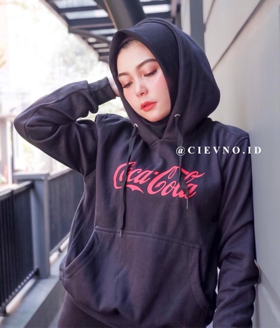 HOODIE COCACOLA SIZE M - XXXL