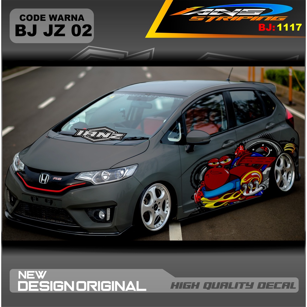 VARIASI STIKER MOBIL JAZZ / STIKER MOBIL BRIO / DECAL STIKER MOBIL SWIFT / STIKER MOBIL TOYOTA / DECAL STICKER MOBIL / STIKER YARIS AYLA