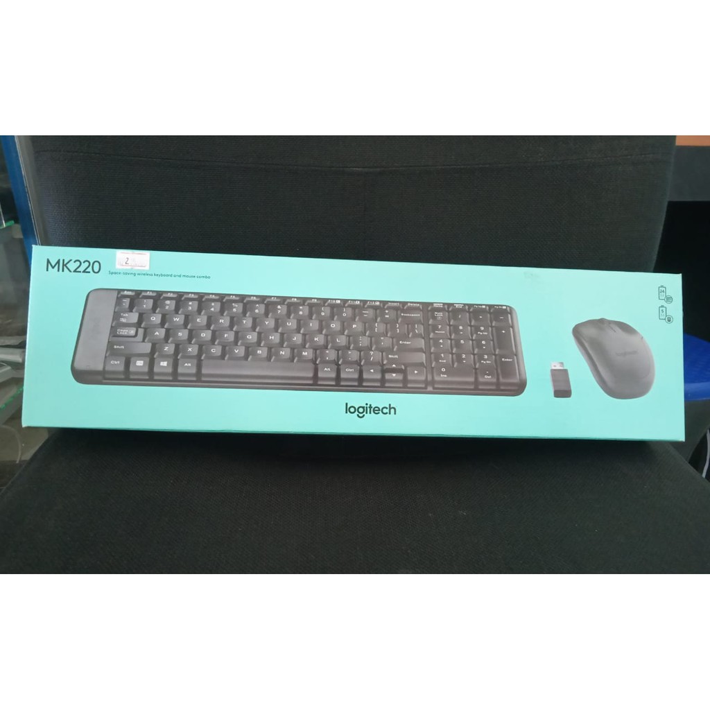 Keyboard Wireless Logitech   MK 220