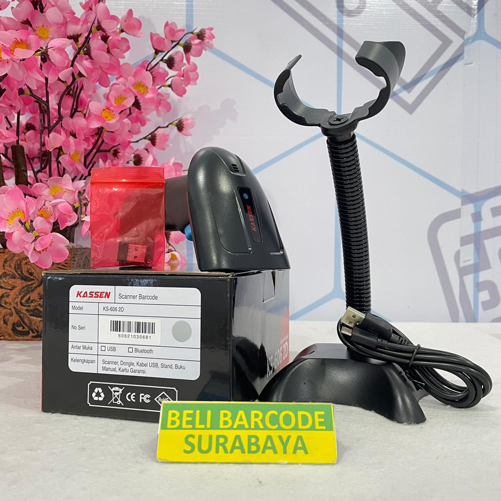 BARCODE SCANNER WIRELESS KASSEN KS606 / KS 606BT / KS-606 BLUETOOTH USB 2D