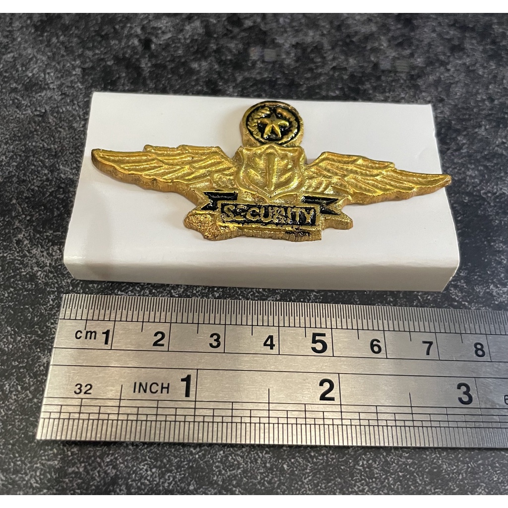 Wing Security - Wing Satpam - Lencana Satpam - Pin Satpam - Pin Security - Wing Satpam Cor - Wing Satpam Fiber