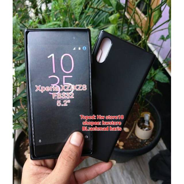 softcase soft case blackmatte sony xperia xzs
