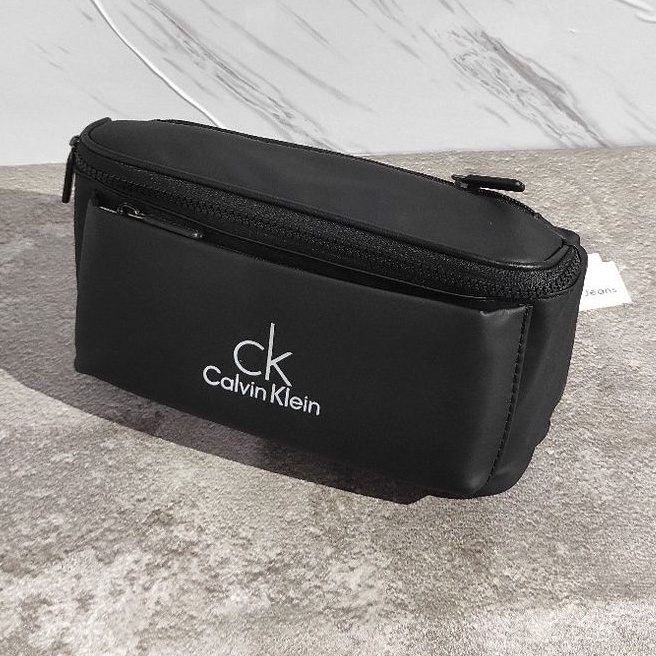 Tas Pinggang Pria Kalvin / Tas Selempang Waterproof Impor