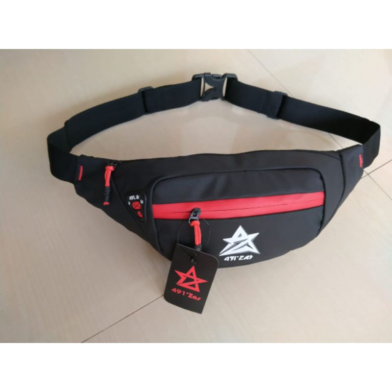 WAISTBAG TAS SELEMPANG 491ZAS WATERPROOF