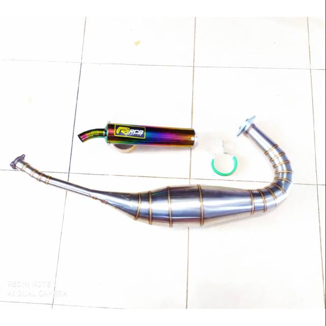 Knalpot RCB RAINBOW for NINJA R - SS - RR Full Stainless