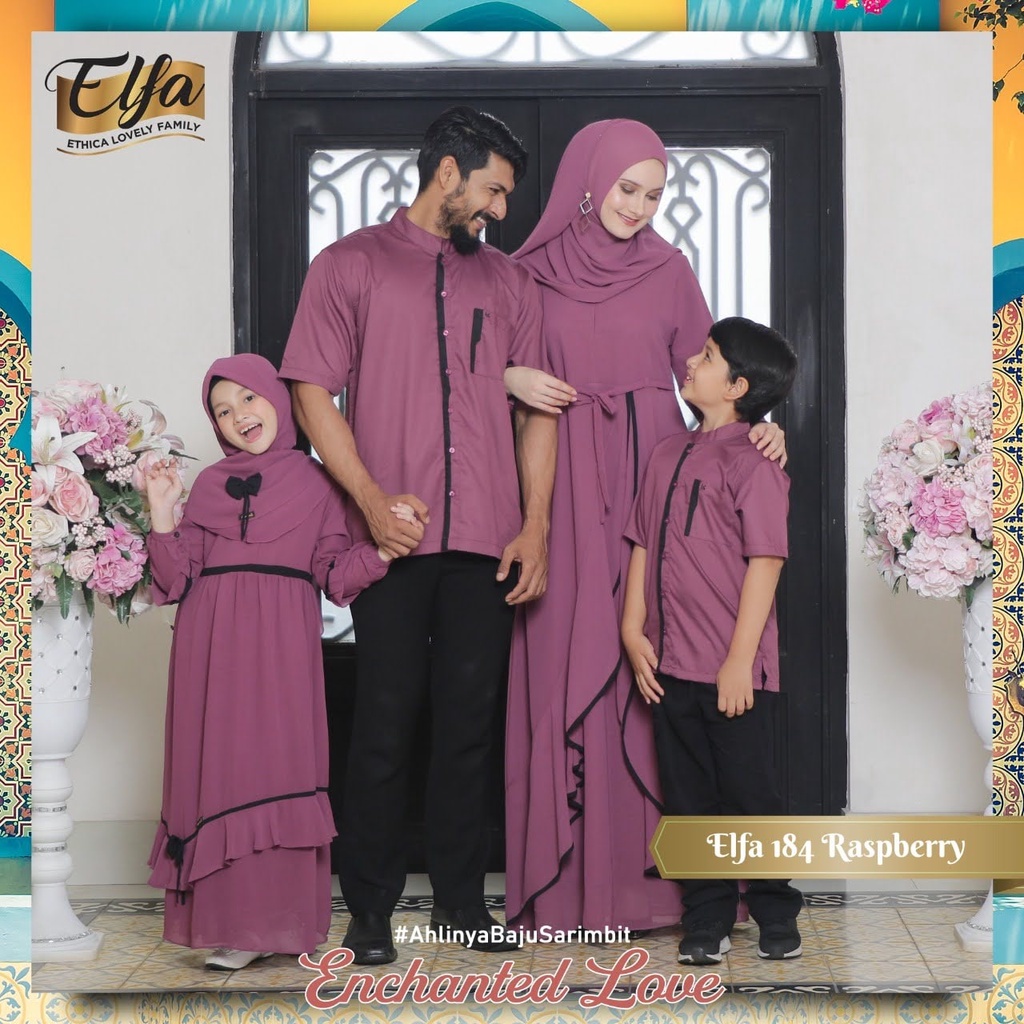 ETHICA Sarimbit Keluarga Elfa 184 Raspberry
