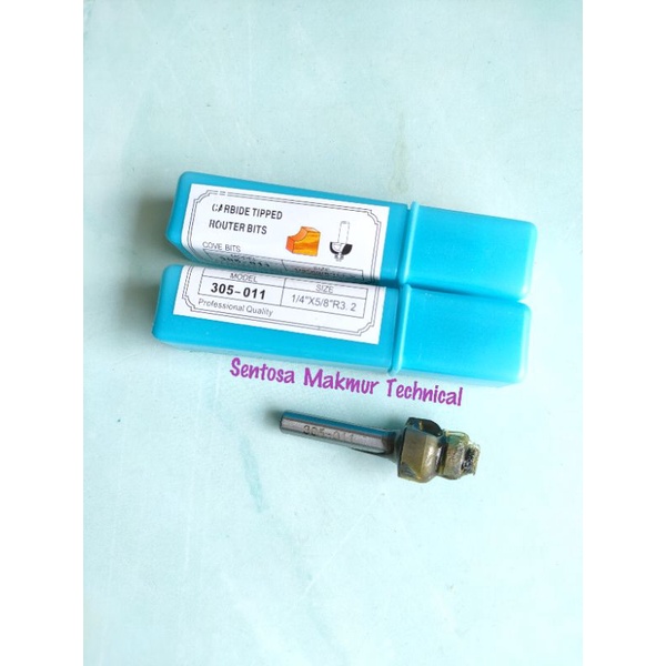 BENZ 305-011 Mata Router Trimmer Profil Kayu Cove Bits