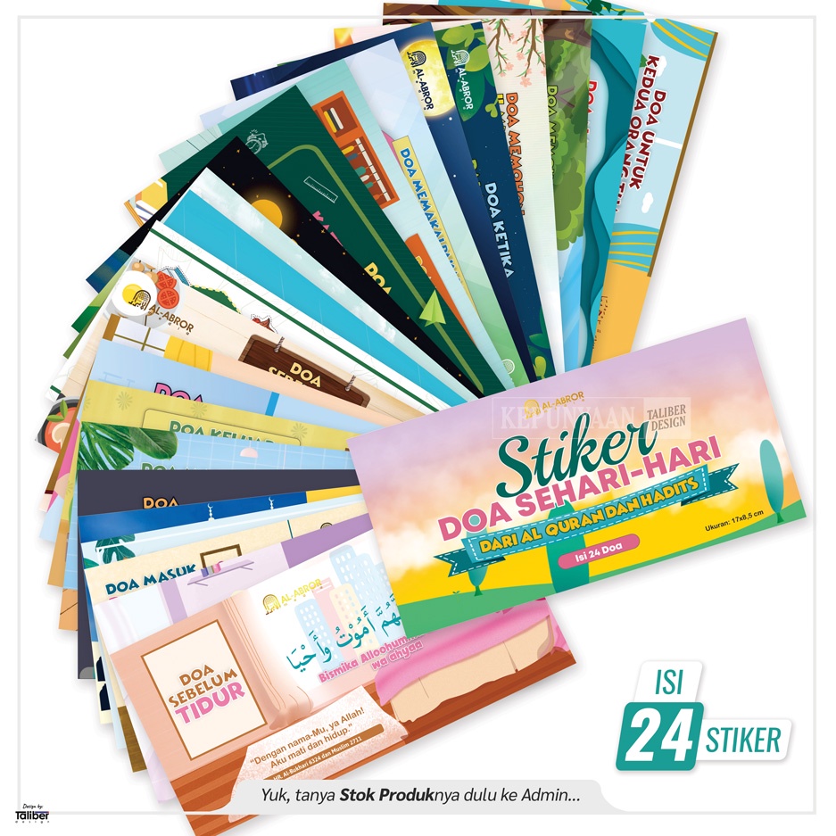 

Stiker Doa Sehari-Hari (Isi 24 Stiker) Ukuran BESAR