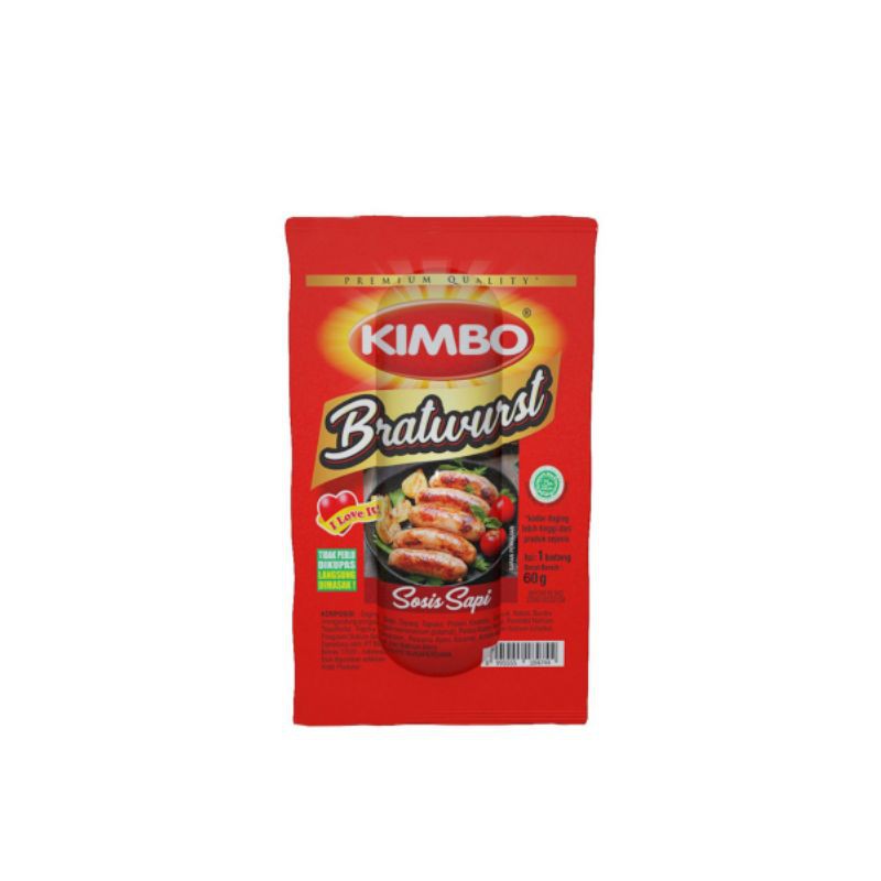 Sosis Kimbo Bratwurst mini singles