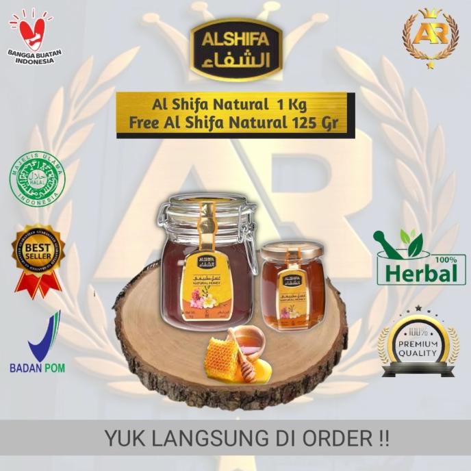 

Diskon Madu Al Shifa 1kg FREE 125gram|Ashifa ori 100%| madu arab|PAKETAN MADU Diskon
