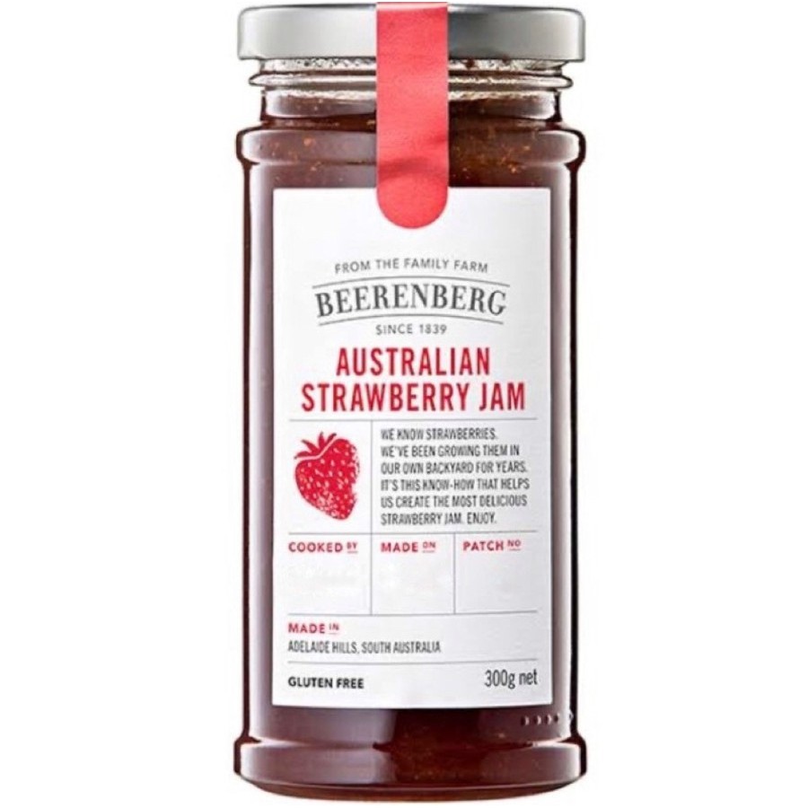 BEERENBERG Australian Strawberry Jam / Selai Roti Rasa Stroberi 300 Gr