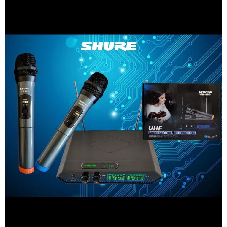 Mic Wireless Shure WR889 handheld
